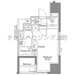 ザ・パークハビオSOHO大手町の物件間取画像